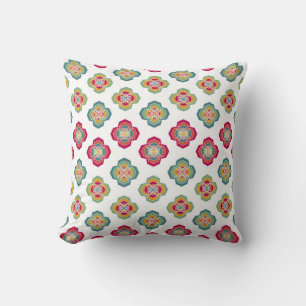 Abstract Seamless Floral Background, surface textu Cushion