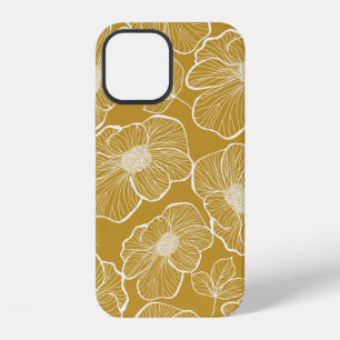 Abstract seamless floral pattern. Flowers backgrou iPhone 12 Case