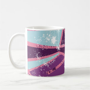 Abstract seamless geometric pattern. grunge urban coffee mug