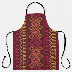 Abstract seamless hand drawn ethnic pattern. apron