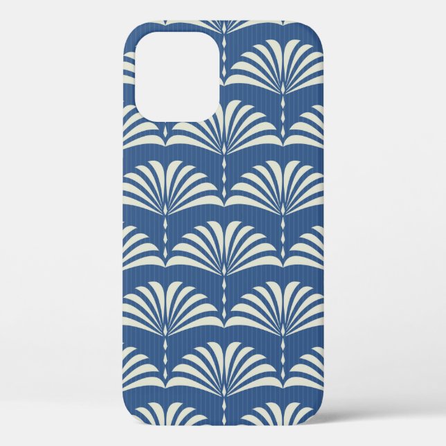 Abstract seamless oriental floral pattern Art deco Case-Mate iPhone Case (Back)