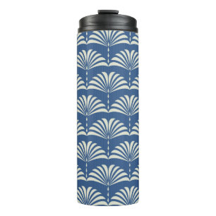 Abstract seamless oriental floral pattern Art deco Thermal Tumbler