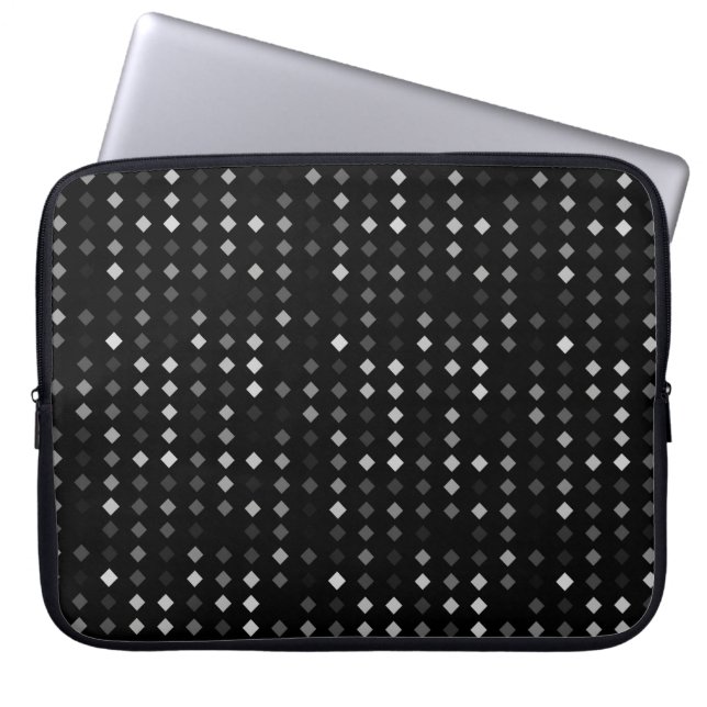 Abstract seamless pattern background with multicol laptop sleeve (Front)