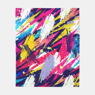 Abstract seamless pattern. Creative background wit Fleece Blanket