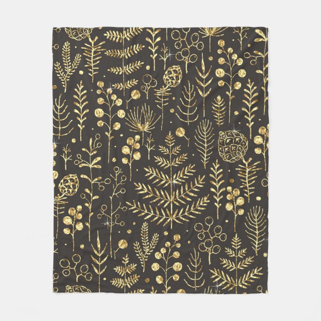 Abstract seamless pattern. Creative vintage backgr Fleece Blanket (Front)