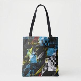Abstract seamless pattern. Creative vintage backgr Tote Bag