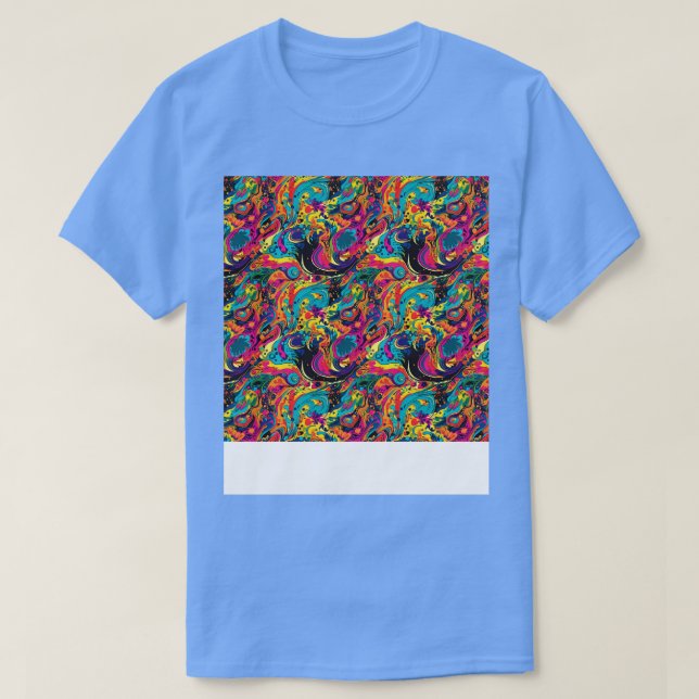 Abstract Seamless Pattern Geometric Lines Shapes G T-Shirt (Design Front)