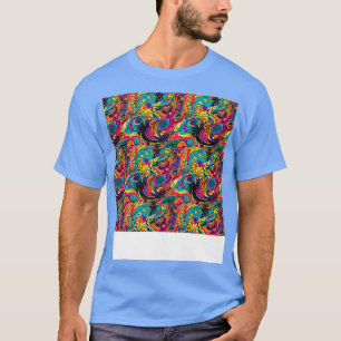 Abstract Seamless Pattern Geometric Lines Shapes G T-Shirt