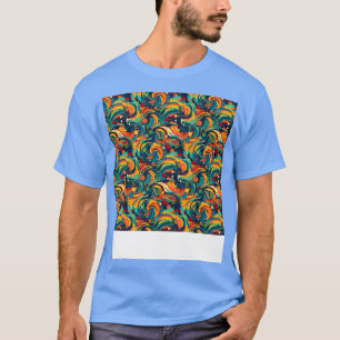 Abstract Seamless Pattern Geometric Lines Shapes G T-Shirt