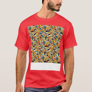 Abstract Seamless Pattern Geometric Lines Shapes G T-Shirt