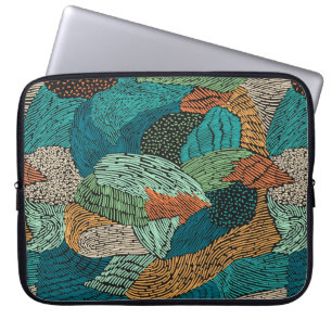 Abstract seamless pattern. Grunge design Laptop Sleeve