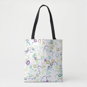 Abstract seamless pattern handmadeabstract, art, b tote bag