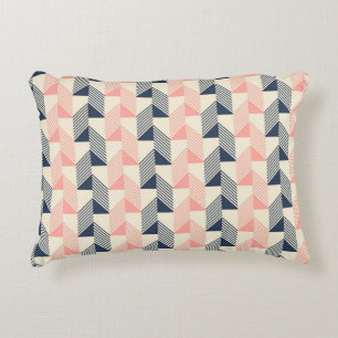 Abstract seamless pattern in pleasant retro color decorative cushion