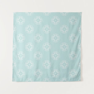 Abstract seamless pattern of Powder Blue color bac Tapestry