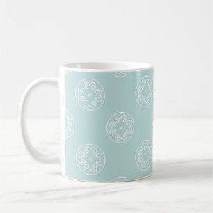 Abstract seamless pattern of Powder Blue colour ba Coffee Mug