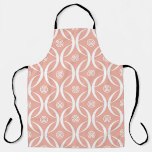 Abstract seamless pattern of Wax flower pink colou Apron