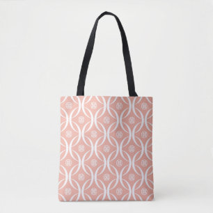 Abstract seamless pattern of Wax flower pink colou Tote Bag
