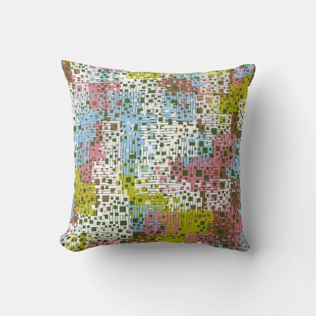 Abstract seamless pattern. Paints of the spring la Cushion (Front)