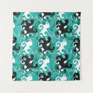 Abstract seamless pattern qualitative vintage illu tapestry