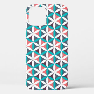 Abstract seamless pattern. Sacred flowers. Stylise iPhone 12 Case