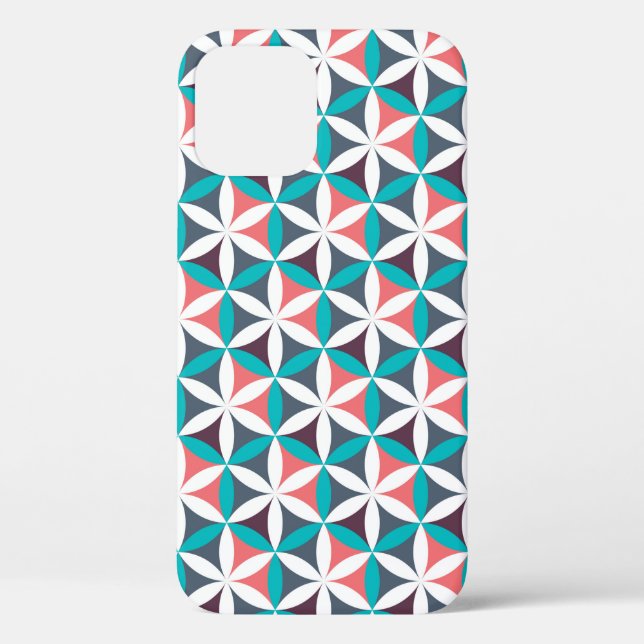 Abstract seamless pattern. Sacred flowers. Stylise Case-Mate iPhone Case (Back)