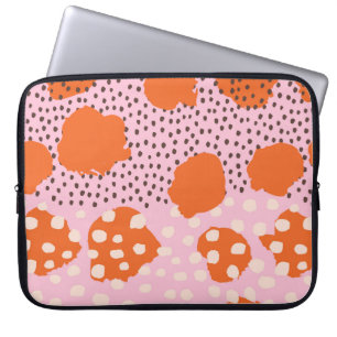 Abstract seamless pattern with Brush Strokes. Beau Laptop Sleeve