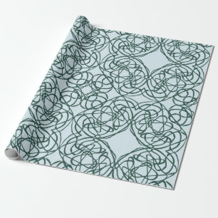 Abstract seamless pattern with city elements fraye wrapping paper