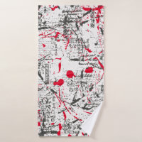Abstract seamless pattern with fragments of unread