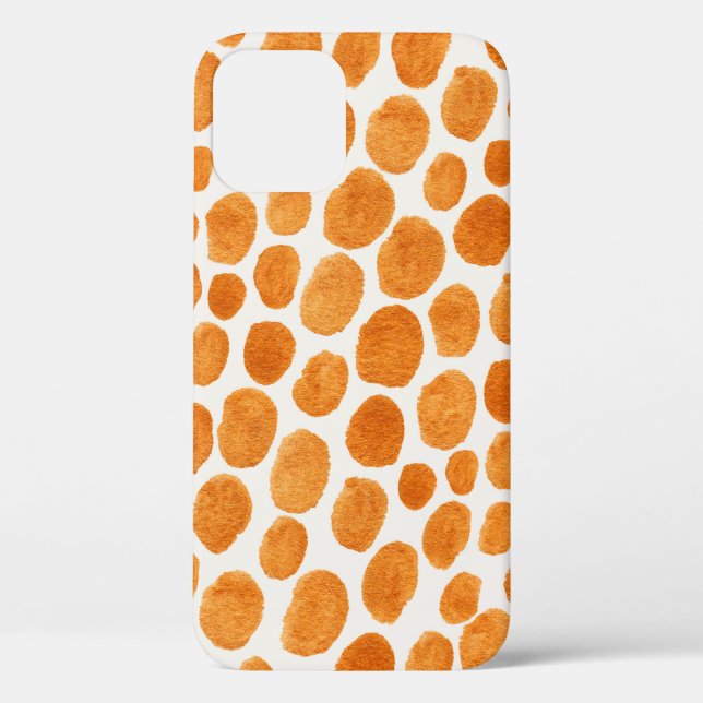 Abstract seamless pattern with golden polka dots Case-Mate iPhone case (Back)