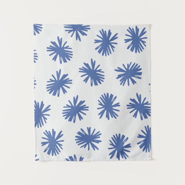 Abstract seamless pattern with hand drawn shapes i tapestry (Front)