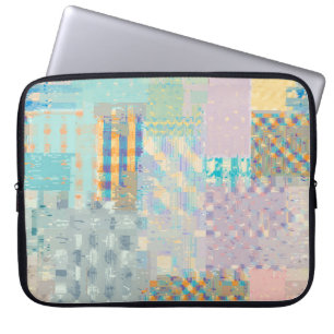 Abstract seamless pattern with imitation of a grun laptop sleeve