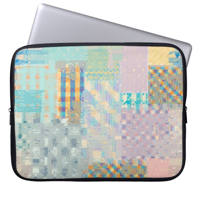 Abstract seamless pattern with imitation of a grun laptop sleeve (Front)