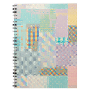 Abstract seamless pattern with imitation of a grun notebook