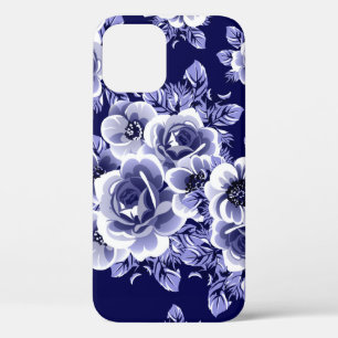 Abstract seamless pattern with plants, herbs and f iPhone 12 case