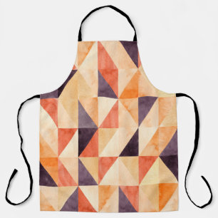 Abstract seamless pattern with triangular mosaic e apron