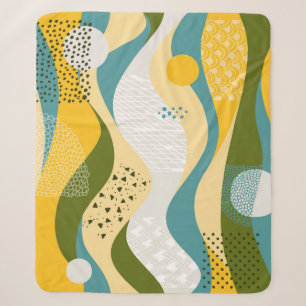 Abstract seamless space ornament consisting of smo sherpa blanket