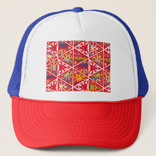 Abstract Seamless Texture Pattern Trucker Hat