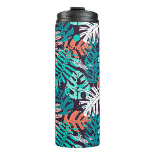 Abstract seamless tropical leaves pattern. Creativ Thermal Tumbler