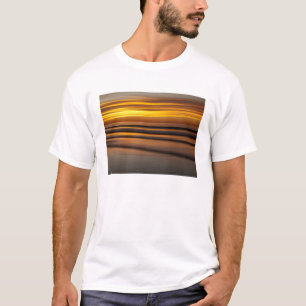 Abstract seascape at sunset, CA T-Shirt