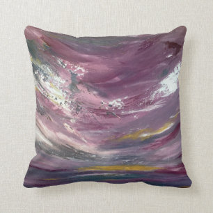 Abstract Seascape Cushion