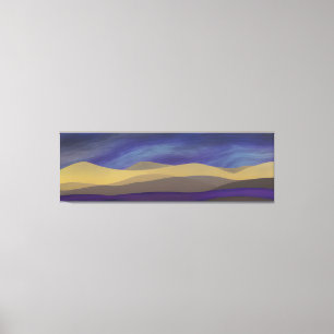 Abstract Seascape Fractured Dunes 15 Canvas Print