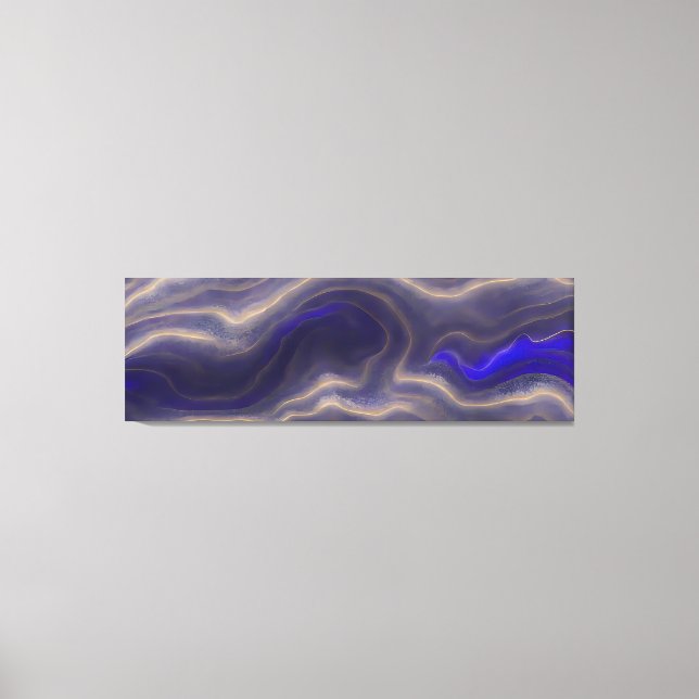 Abstract Seascape Fractured Waves 03 Canvas Print (Front)