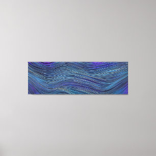 Abstract Seascape Fractured Waves 05 Canvas Print