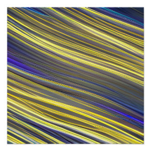 Abstract Seascape Fractured Waves 06 Poster