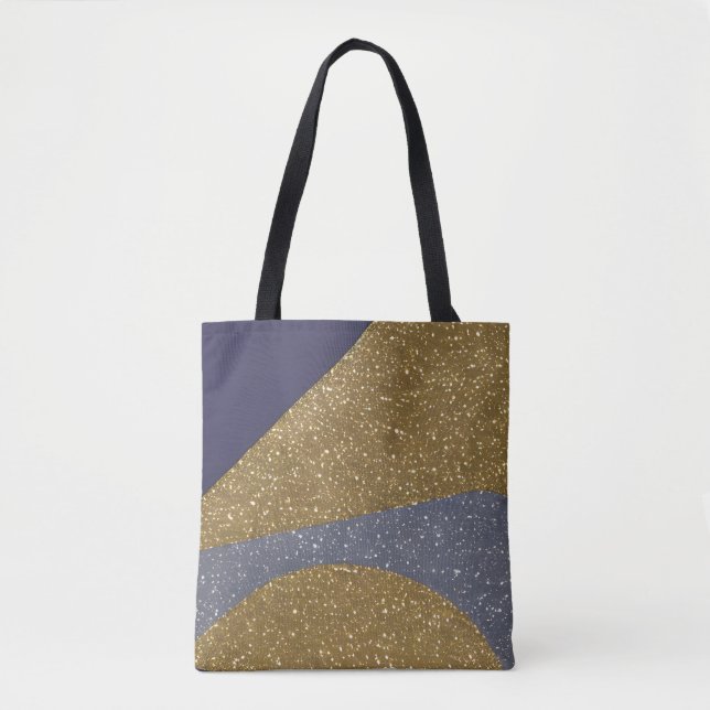 Abstract Seascape Fractured Waves 10 Tote Bag (Front)