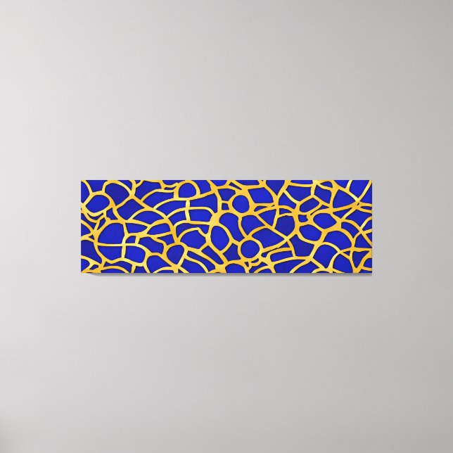 Abstract Seascape Fractured Waves 11 Canvas Print (Front)