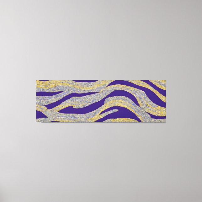 Abstract Seascape Fractured Waves 13 Canvas Print (Front)