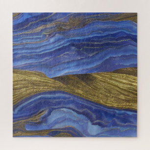 Abstract Seascape Fractured Waves 14 Jigsaw Puzzle