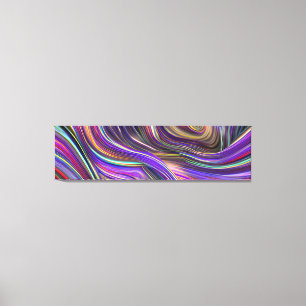 Abstract Seascape Fractured Waves 24 Canvas Print