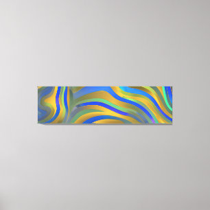 Abstract Seascape Fractured Waves 25 Canvas Print